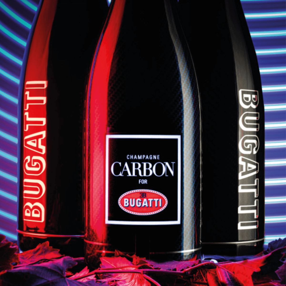 Champagne CARBON Bugatti ƎB.01 | Luminous Edition Limitée Sleeve | Vintage 2002
