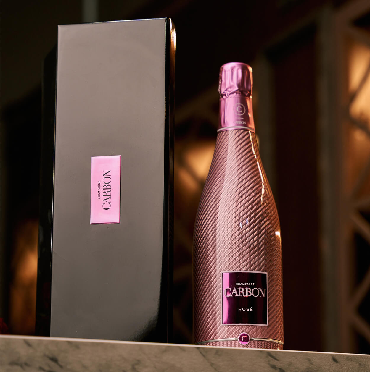 Champagne CARBON Rosé | Signature Carbon Fiber Edition